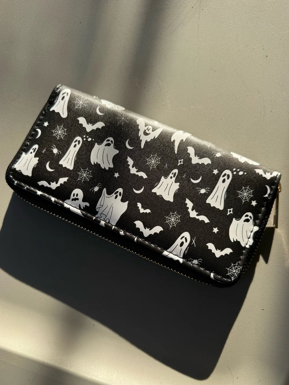 Goth Faux Leather Wallet